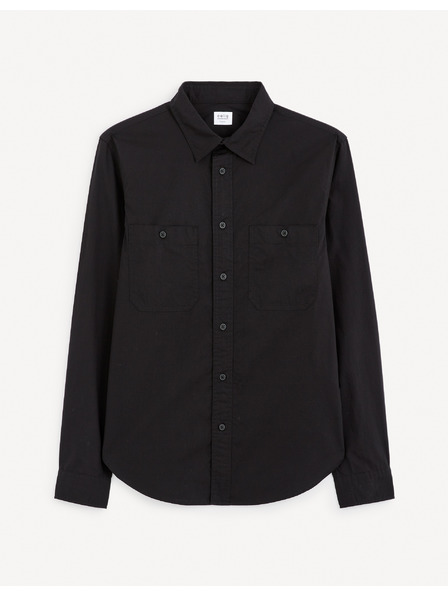 Celio Fekete férfi ing Celio Gagusti2