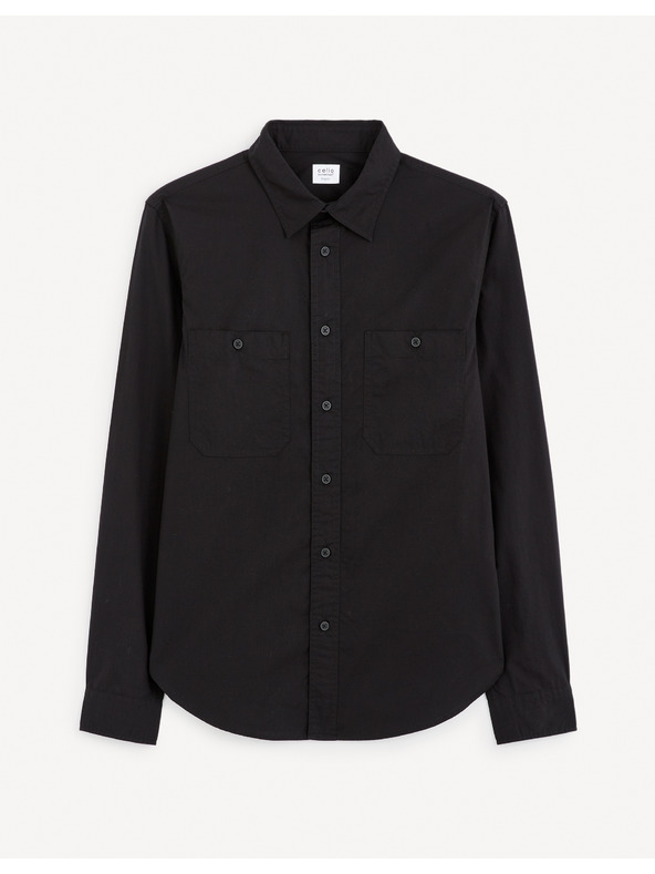 Celio Fekete férfi ing Celio Gagusti2