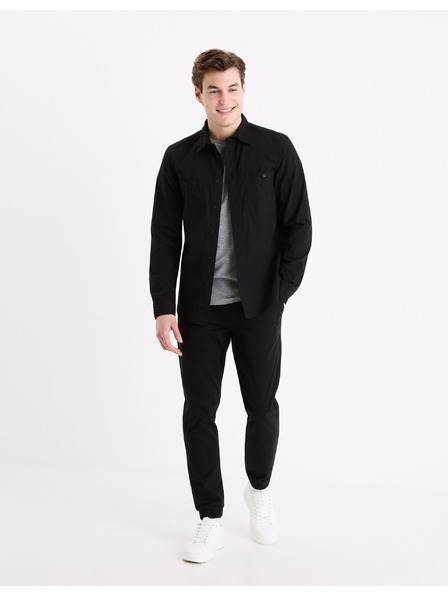 Celio Fekete férfi ing Celio Gagusti2