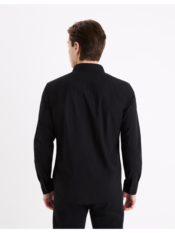 Celio Fekete férfi ing Celio Gagusti2