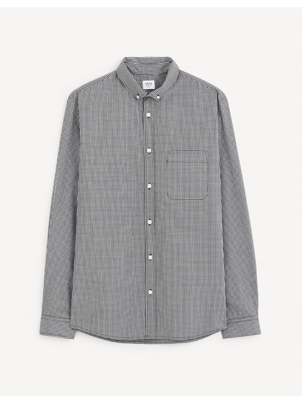 Celio Fekete férfi mintás ing Celio Gaopur