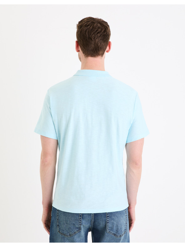 Celio Türkiz férfi póló póló Celio Feflame