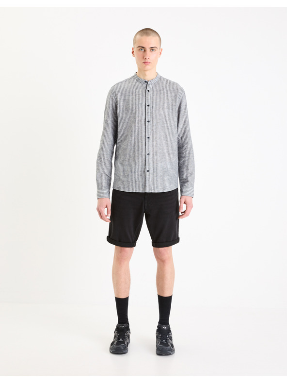 Celio Fekete férfi farmer rövidnadrág Celio Boknitbm