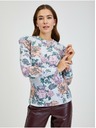 Orsay ORSAY vilgásoszürke női virágmintás póló