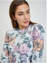 Orsay ORSAY vilgásoszürke női virágmintás póló