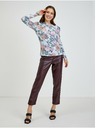 Orsay ORSAY vilgásoszürke női virágmintás póló