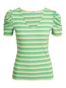 Orsay ORSAY sárga-zöld csíkos női póló