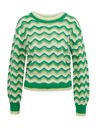Orsay ORSAY zöld-sárga csíkos női pulóver