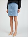 Orsay ORSAY világoskék velúr női szoknya