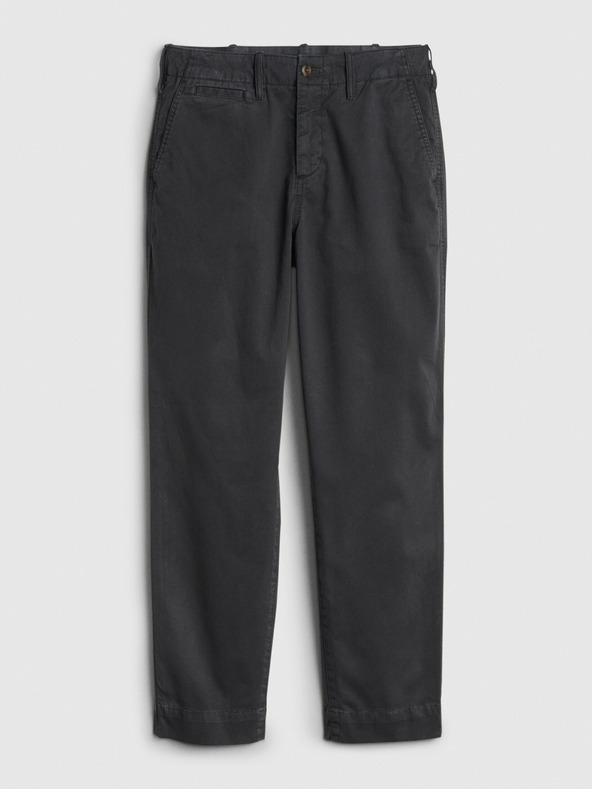 GAP High Rise straight khaki nadrág GAP