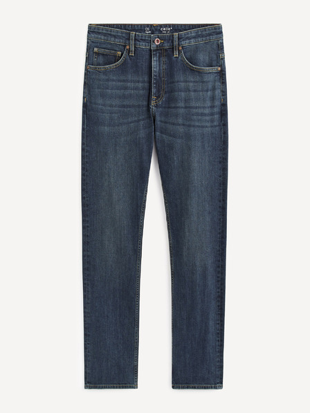 Celio Sötétkék férfi egyenes szabású farmer Celio