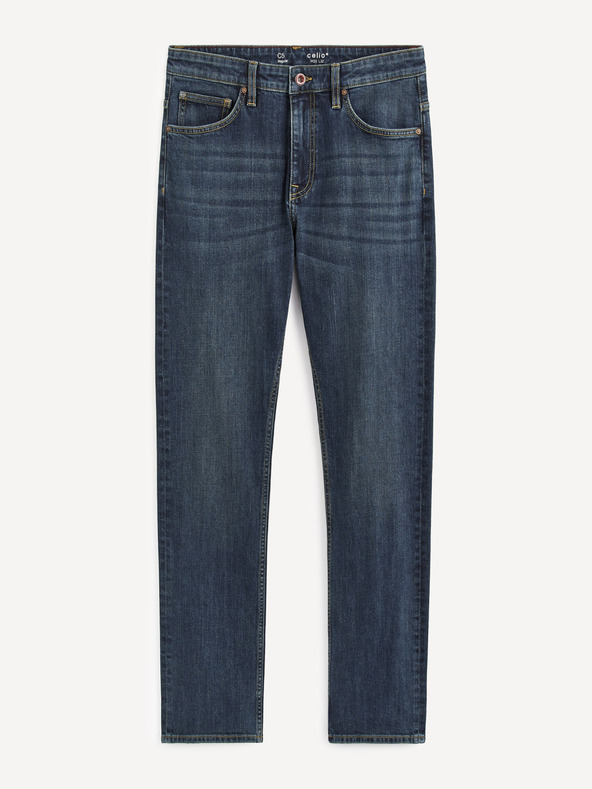 Celio Sötétkék férfi egyenes szabású farmer Celio