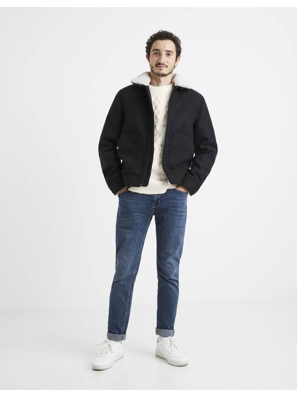 Celio Sötétkék kabát Celio Vujackwoo2