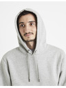 Celio Szürke férfi alap kapucnis pulóver Celio
