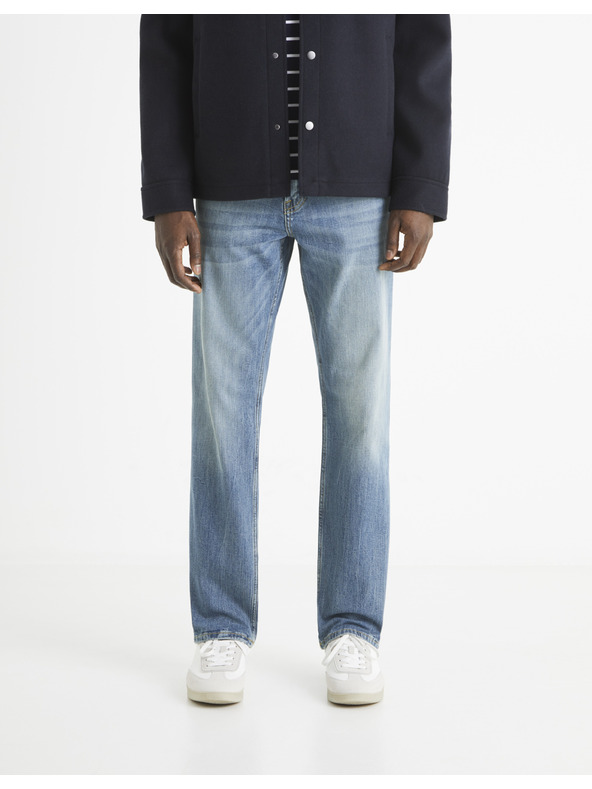 Celio Világoskék férfi egyenes szabású farmernadrág Celio C5