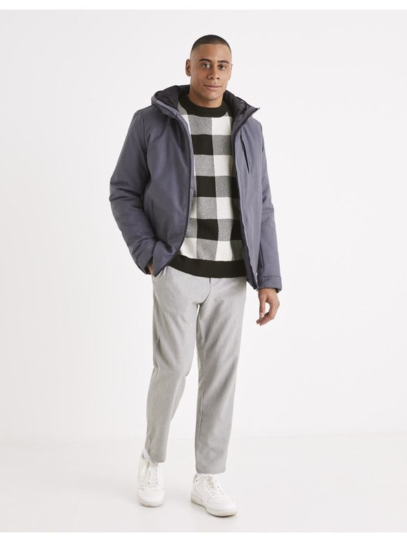 Celio Szürke Celio 24H Avoclair férfi nadrág szürke színben