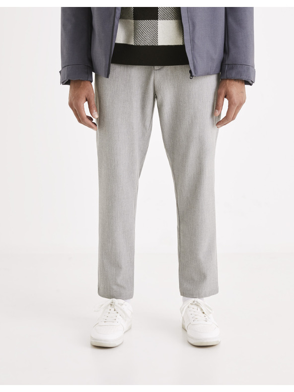 Celio Szürke Celio 24H Avoclair férfi nadrág szürke színben