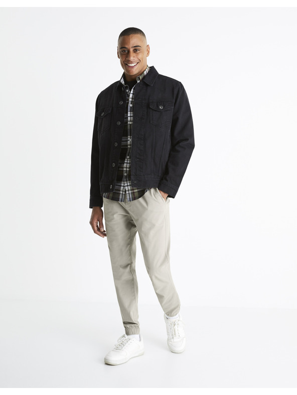 Celio Világosszürke Celio Voyage férfi nadrág