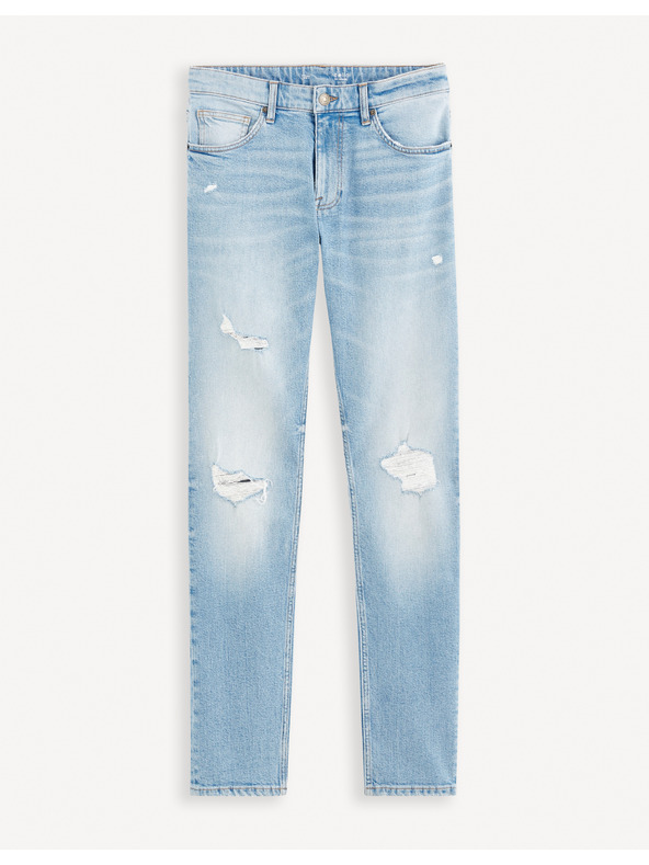 Celio Világoskék férfi slim fit farmer Celio Fostroy