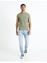 Celio Világoskék férfi slim fit farmer Celio Fostroy