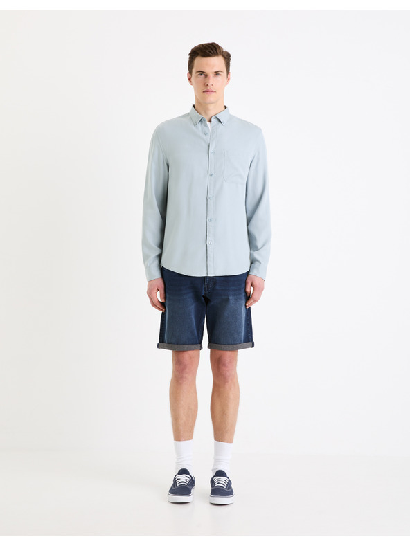 Celio Világoskék férfi póló Celio Gacocel