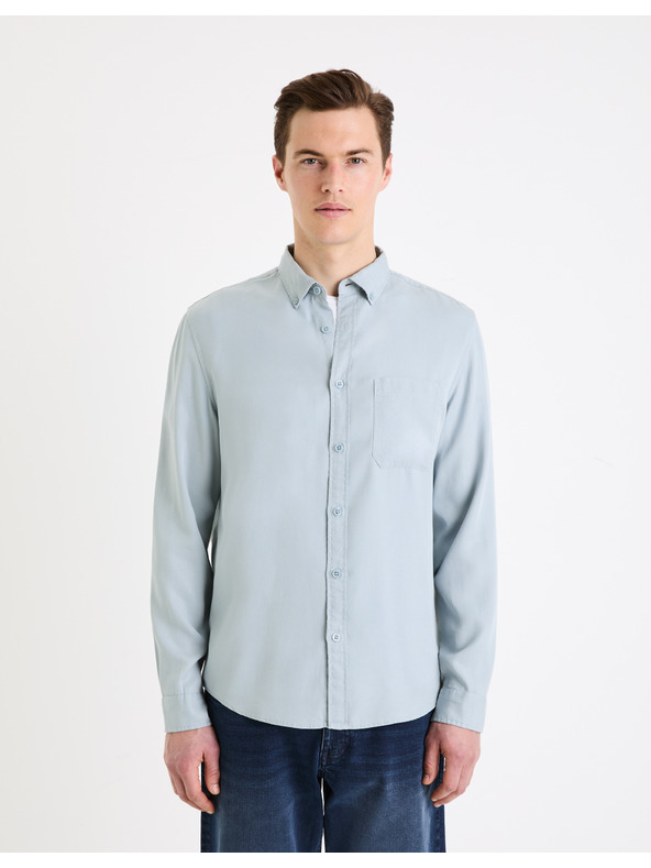 Celio Világoskék férfi póló Celio Gacocel