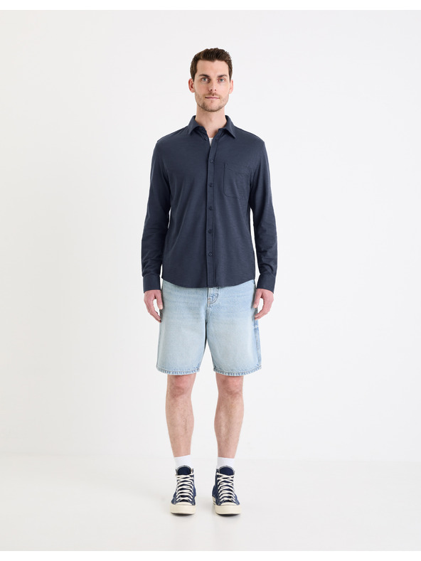 Celio Sötétkék férfi ing Celio Gaselle