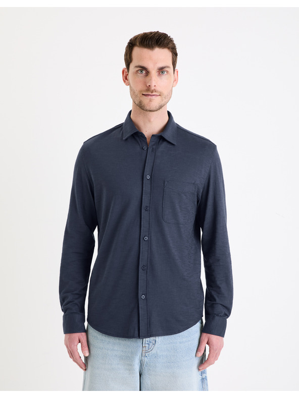 Celio Sötétkék férfi ing Celio Gaselle