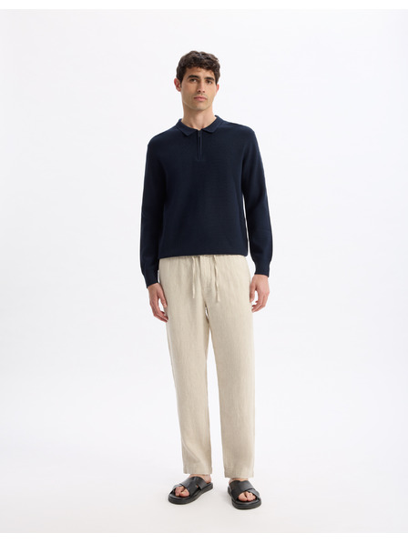 Celio Sötétkék férfi Celio Leviathan pulóver