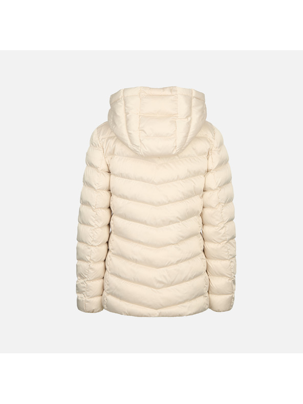 Geox Krém színű női tollkabát Geox Zosma