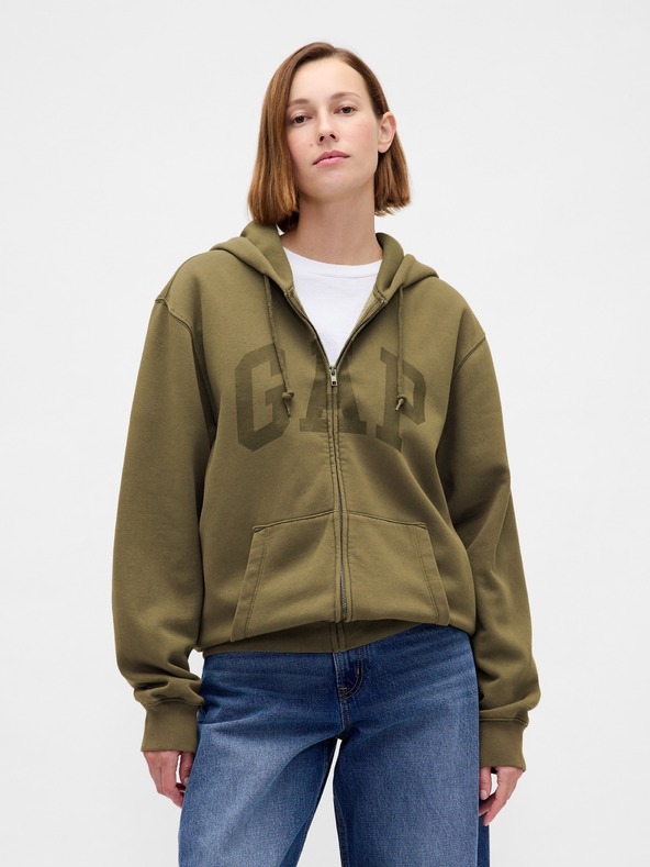 GAP Logós pulóver VintageSoft unisex GAP