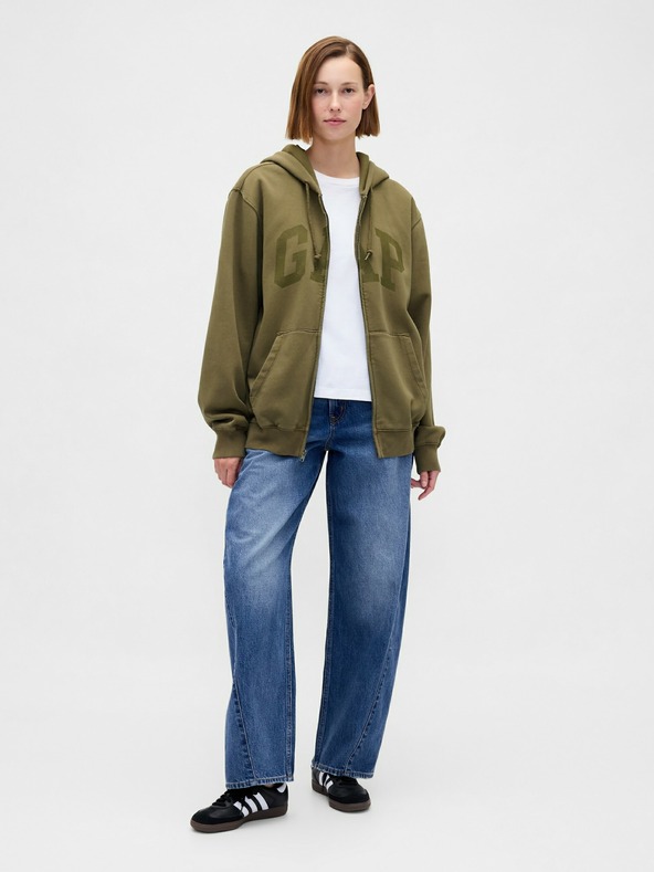 GAP Logós pulóver VintageSoft unisex GAP