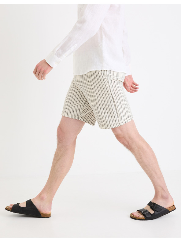 Celio Gostripebm vászon rövidnadrág