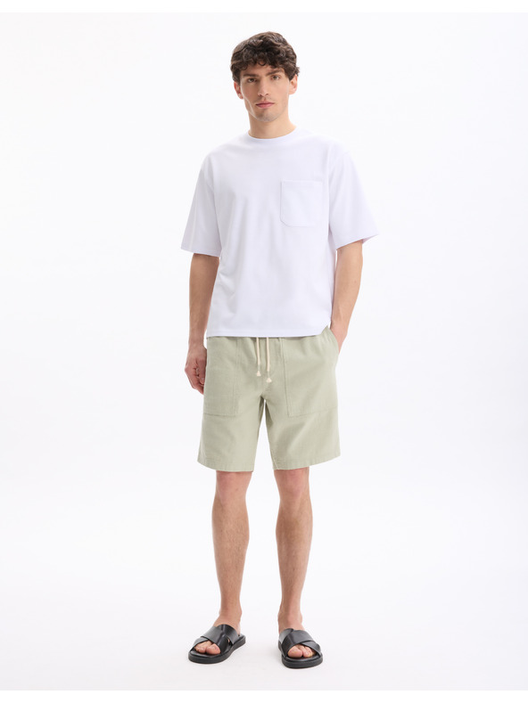 Celio Lodiegobm vászon rövidnadrág