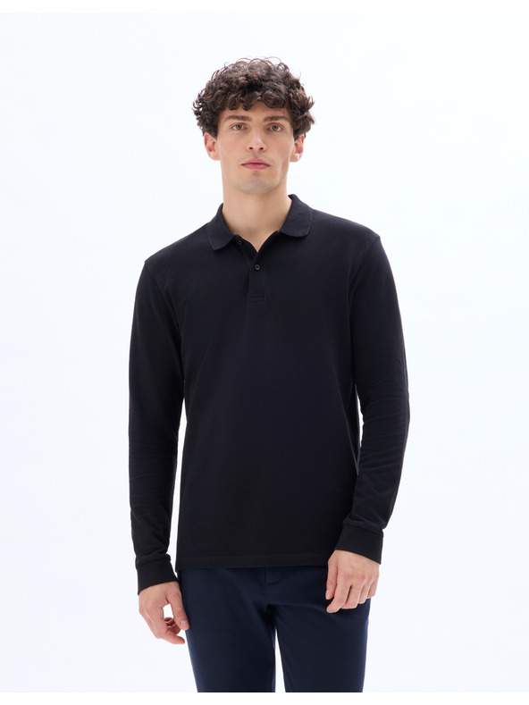 Celio Meoneml hosszú ujjú polo póló