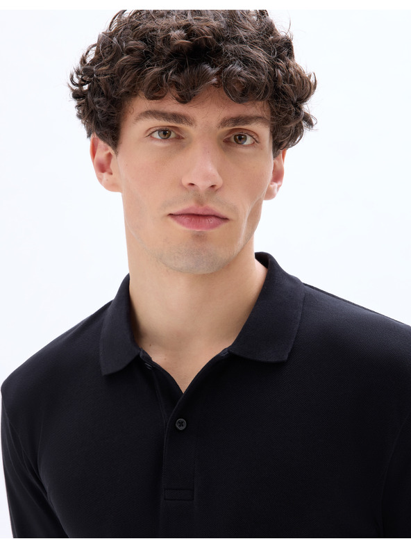 Celio Meoneml hosszú ujjú polo póló