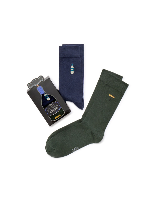 Celio Karácsonyi ajándékcsomag zokni Sekt