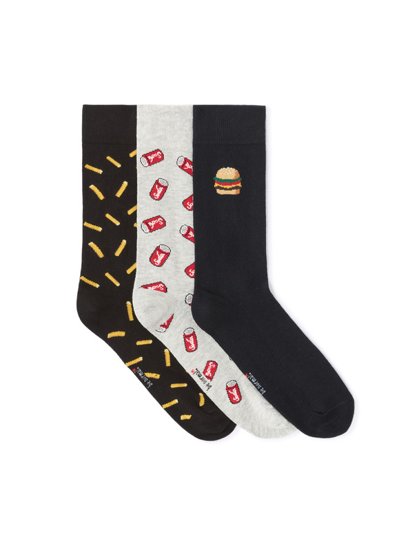 Celio Karácsonyi ajándékcsomag zokni Fast food