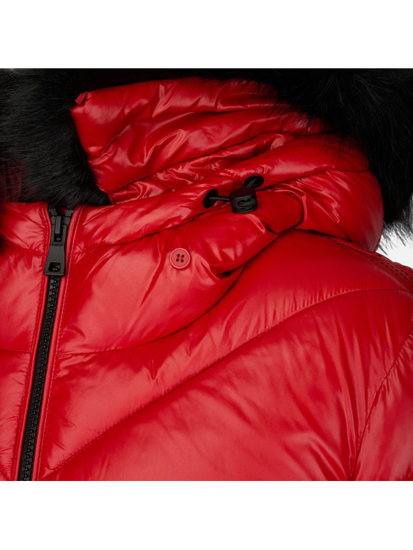 Geox Piros női tollkabát Geox Backsie