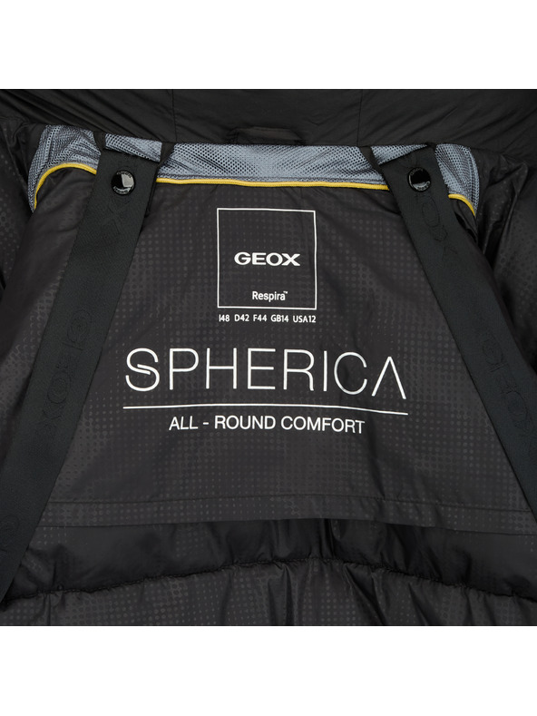 Geox Fekete női tollkabát Geox Spherica