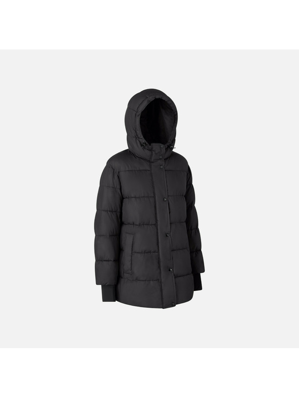 Geox Fekete női tollkabát Geox Spherica