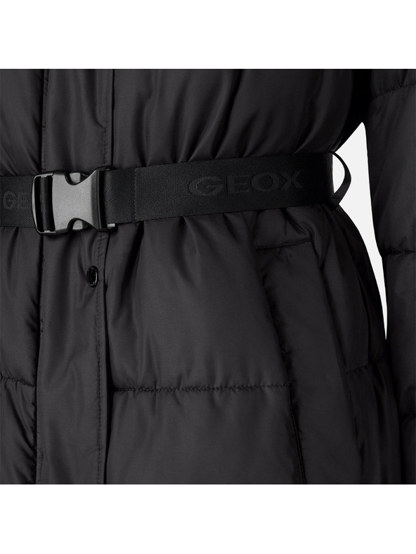Geox Fekete női tollkabát Geox Spherica