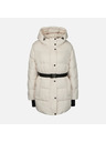 Geox Krémszínű női tollkabát Geox Spherica