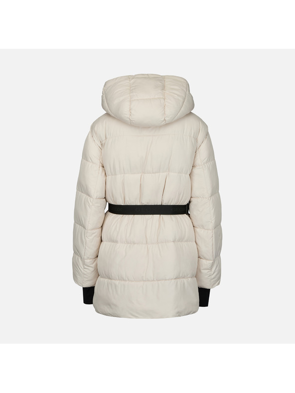 Geox Krémszínű női tollkabát Geox Spherica