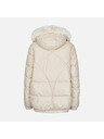 Geox Krémszínű női tollkabát Geox Backsie