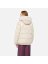 Geox Krémszínű női tollkabát Geox Backsie