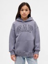 GAP Gyerek pulóver logóval és fleece béléssel GAP