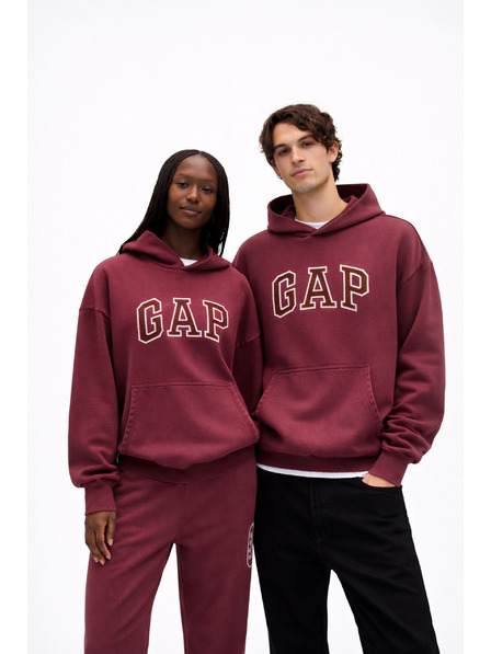 GAP Oversize kapucnis pulóver Logo Heavyweight unisex GAP