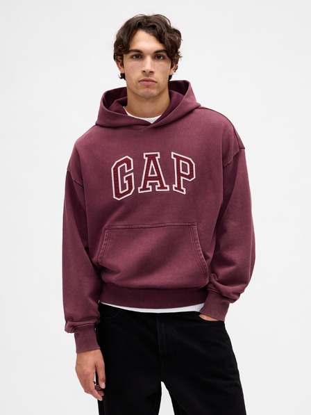 GAP Oversize kapucnis pulóver Logo Heavyweight unisex GAP