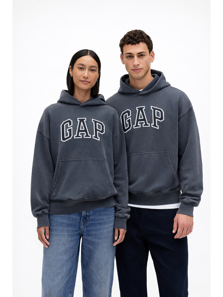 GAP Oversize kapucnis pulóver Logo Heavyweight unisex GAP